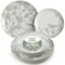 Earthtrends; Earthtrends Heavy Duty Paper Plates for parties – Includes 8-Inch Paper Dessert Plates and 10-Inch Paper Dinner Plates – Disposable Floral Paper Plates for Parties, Weddings, Events, BBQs, Birthdays, Catering, Holidays – Elegant Tableware Set; Category:Plates; Image:2
